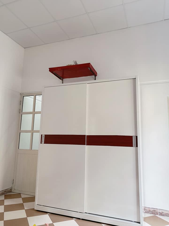 Tủ Quần Áo Cánh Trượt Gỗ Công Nghiệp - MẪU 08